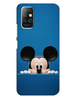 Чехол для Infinix Note 8 с картинкой «Микки выглядывает» Чехол для Infinix Note 8 с картинкой «Микки выглядывает»