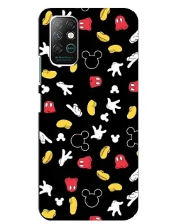 Чехол для Infinix Note 8 с картинкой «Графический принт лапок» Чехол для Infinix Note 8 с картинкой «Графический принт лапок»