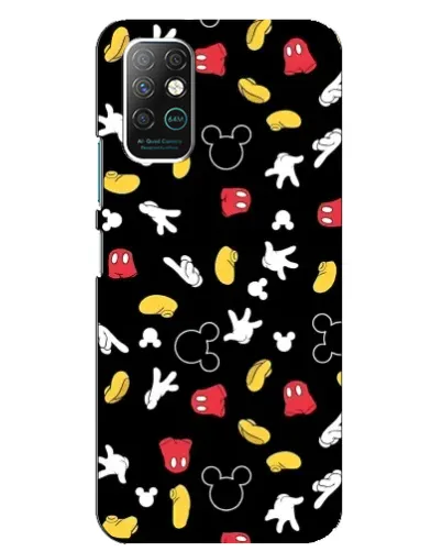 Чехол для Infinix Note 8 с картинкой «Графический принт лапок» Чехол для Infinix Note 8 с картинкой «Графический принт лапок»