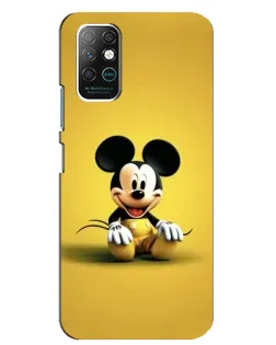 Чехол для Infinix Note 8 с картинкой «Микки на желтом» Чехол для Infinix Note 8 с картинкой «Микки на желтом»