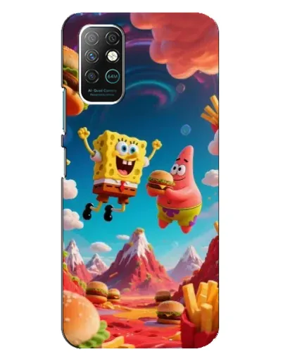 Чехол для Infinix Note 8 с картинкой «Космический фастфуд» Чехол для Infinix Note 8 с картинкой «Космический фастфуд»