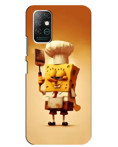 Чехол для Infinix Note 8 с картинкой «Губка Боб повар» Чехол для Infinix Note 8 с картинкой «Губка Боб повар»