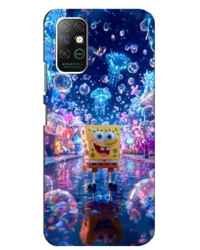 Чехол для Infinix Note 8 с картинкой «Неоновый океан» Чехол для Infinix Note 8 с картинкой «Неоновый океан»