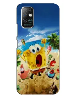 Чехол для Infinix Note 8 с картинкой «Развлечения на пляже»