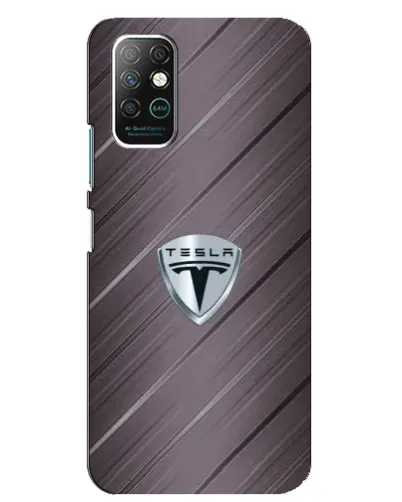 Чехол для Infinix Note 8 с картинкой «Металлическая текстура Tesla» Чехол для Infinix Note 8 с картинкой «Металлическая текстура Tesla»
