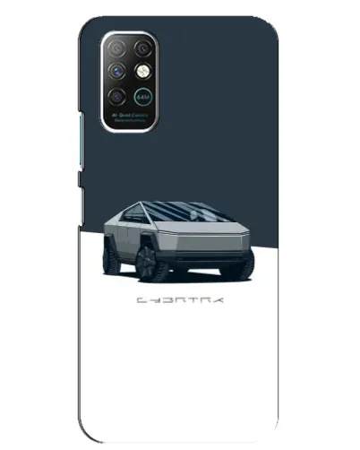 Чехол для Infinix Note 8 с картинкой «Серебристый Cybertruck Tesla» Чехол для Infinix Note 8 с картинкой «Серебристый Cybertruck Tesla»