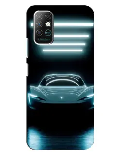 Чехол для Infinix Note 8 с картинкой «Tesla в неоне» Чехол для Infinix Note 8 с картинкой «Tesla в неоне»