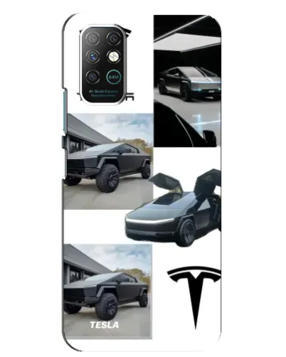 Чехол для Infinix Note 8 с картинкой «Коллаж Cybertruck Tesla» Чехол для Infinix Note 8 с картинкой «Коллаж Cybertruck Tesla»