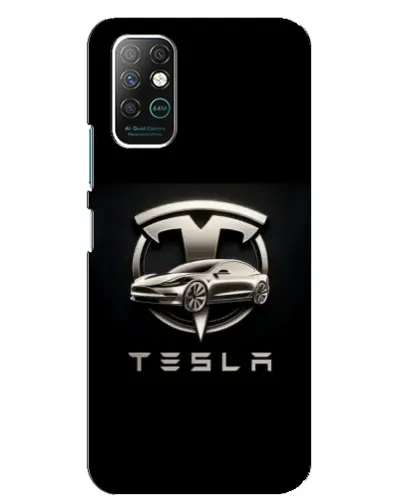 Чехол для Infinix Note 8 с картинкой «Tesla — серебристое авто» Чехол для Infinix Note 8 с картинкой «Tesla — серебристое авто»