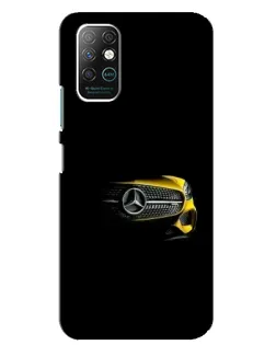 Чехол для Infinix Note 8 с картинкой «Mercedes — ретро стиль»