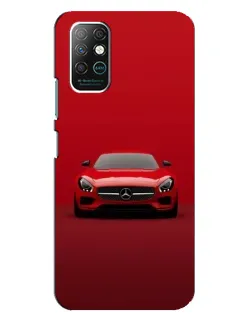 Чехол для Infinix Note 8 с картинкой «Красный Mercedes AMG»