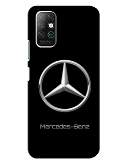 Чехол для Infinix Note 8 с картинкой «Mercedes Silver Logo»