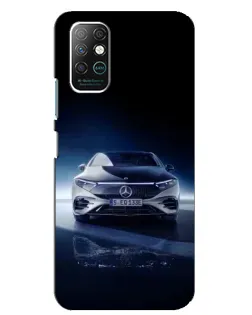Чехол для Infinix Note 8 с картинкой «Ночной Mercedes EQ»