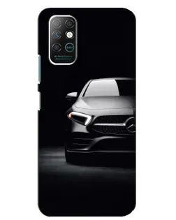 Чехол для Infinix Note 8 с картинкой «Свет фар Mercedes»