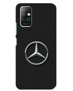 Чехол для Infinix Note 8 с картинкой «Карбоновый Mercedes стиль»