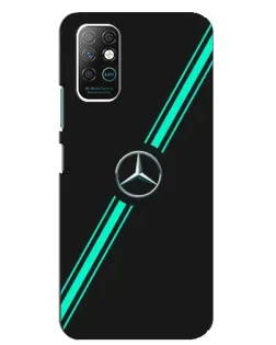 Чехол для Infinix Note 8 с картинкой «Спортивные линии Mercedes»