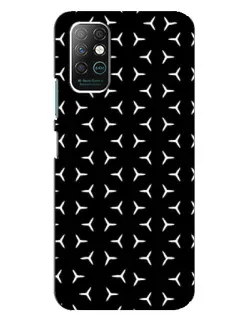 Чехол для Infinix Note 8 с картинкой «Mercedes паттерн звезд»