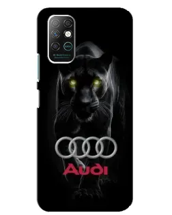 Чохол для Infinix Note 8 з картинкою «Пантера та Audi» Чохол для Infinix Note 8 з картинкою «Пантера та Audi»