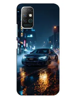 Чохол для Infinix Note 8 з картинкою «Нічне місто та Audi» Чохол для Infinix Note 8 з картинкою «Нічне місто та Audi»