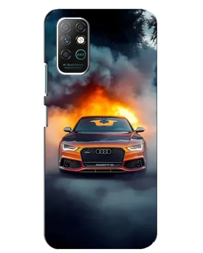 Чохол для Infinix Note 8 з картинкою «Audi у вогняному диму» Чохол для Infinix Note 8 з картинкою «Audi у вогняному диму»