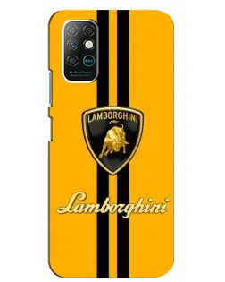 Чохол для Infinix Note 8 з картинкою «Lamborghini Stripe жовтий» Чохол для Infinix Note 8 з картинкою «Lamborghini Stripe жовтий»