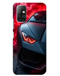 Чохол для Infinix Note 8 з картинкою «Lamborghini червоне сяйво» Чохол для Infinix Note 8 з картинкою «Lamborghini червоне сяйво»