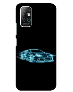 Чохол для Infinix Note 8 з картинкою «Неоновий контур Lamborghini» Чохол для Infinix Note 8 з картинкою «Неоновий контур Lamborghini»