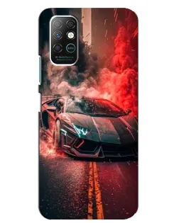 Чохол для Infinix Note 8 з картинкою «Lamborghini червоний дим» Чохол для Infinix Note 8 з картинкою «Lamborghini червоний дим»