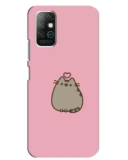 Чохол для Infinix Note 8 з картинкою «Pusheen серце»