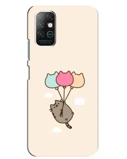 Чохол для Infinix Note 8 з картинкою «Пушин на кульках»