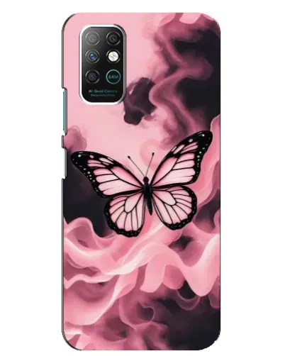Чохол для Infinix Note 8 з картинкою «Метелик у диму» Чохол для Infinix Note 8 з картинкою «Метелик у диму»