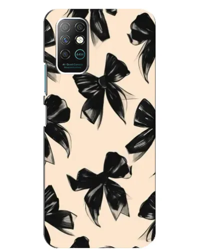 Чохол для Infinix Note 8 з картинкою «Патерн чорні банти» Чохол для Infinix Note 8 з картинкою «Патерн чорні банти»