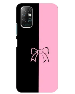 Чохол для Infinix Note 8 з картинкою «Половинки банту»