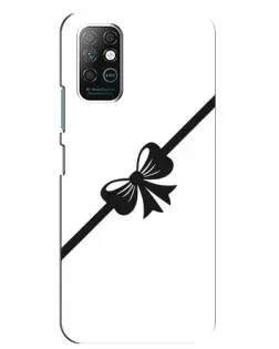 Чохол для Infinix Note 8 з картинкою «Діагональний бант»
