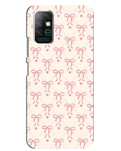 Чохол для Infinix Note 8 з картинкою «Рожеві бантики Coquette» Чохол для Infinix Note 8 з картинкою «Рожеві бантики Coquette»