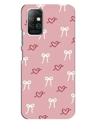 Чохол для Infinix Note 8 з картинкою «Серця та банти» Чохол для Infinix Note 8 з картинкою «Серця та банти»
