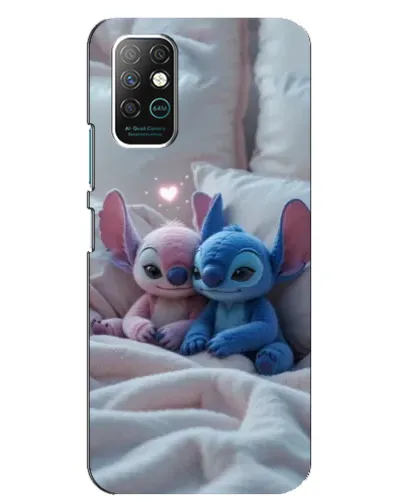 Чохол для Infinix Note 8 з картинкою «Плюшеві Стіч Ангел»