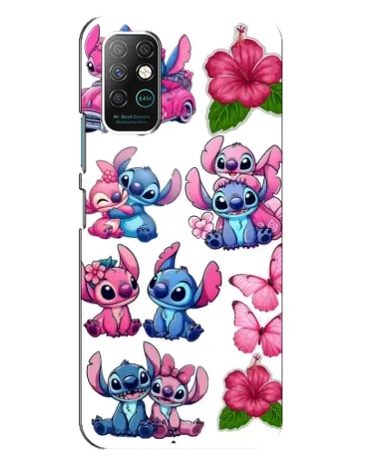 Чохол для Infinix Note 8 з картинкою «Стікери Stitch та Angel»