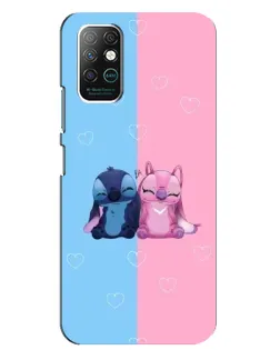 Чохол для Infinix Note 8 з картинкою «Stitch та Angel Love» Чохол для Infinix Note 8 з картинкою «Stitch та Angel Love»