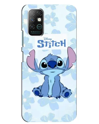 Чохол для Infinix Note 8 з картинкою «Stitch серед квітів»
