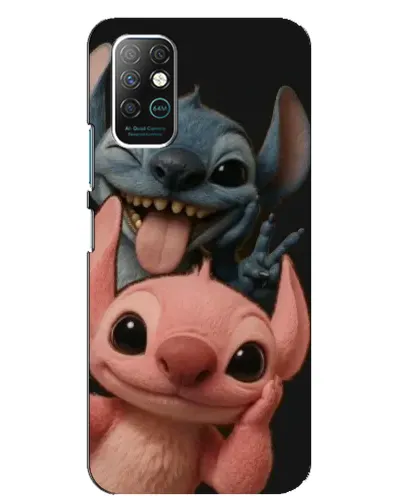 Чохол для Infinix Note 8 з картинкою «Стіч та Ангел»