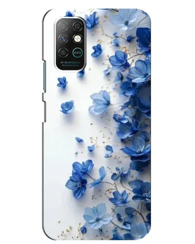 Чохол для Infinix Note 8 з картинкою «Блакитний квітковий каскад» Чохол для Infinix Note 8 з картинкою «Блакитний квітковий каскад»