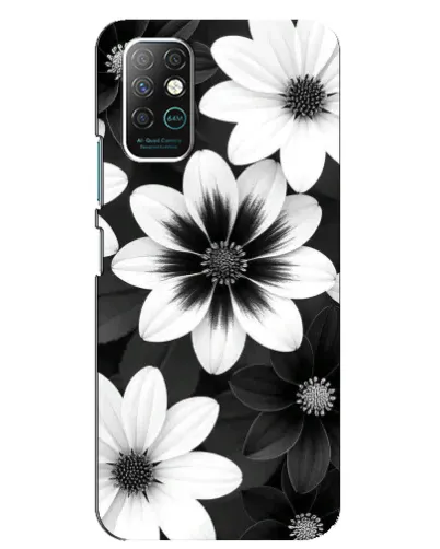 Чохол для Infinix Note 8 з картинкою «Монохромні айстри» Чохол для Infinix Note 8 з картинкою «Монохромні айстри»