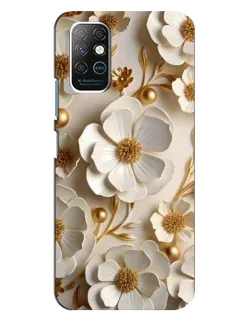 Чохол для Infinix Note 8 з картинкою «Білі паперові квіти» Чохол для Infinix Note 8 з картинкою «Білі паперові квіти»
