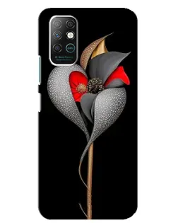 Чохол для Infinix Note 8 з картинкою «Срібна фантазійна квітка» Чохол для Infinix Note 8 з картинкою «Срібна фантазійна квітка»