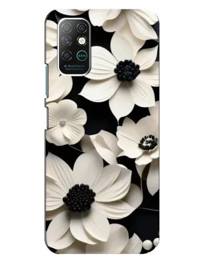 Чохол для Infinix Note 8 з картинкою «Об'ємні білі квіти» Чохол для Infinix Note 8 з картинкою «Об'ємні білі квіти»