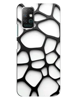 Чохол для Infinix Note 8 з картинкою «Біла об'ємна сітка» Чохол для Infinix Note 8 з картинкою «Біла об'ємна сітка»