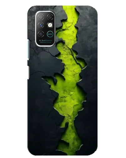 Чохол для Infinix Note 8 з картинкою «Салатовий розлом скелі»