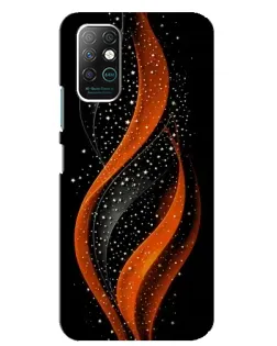Чохол для Infinix Note 8 з картинкою «Вогняна зоряна хвиля»