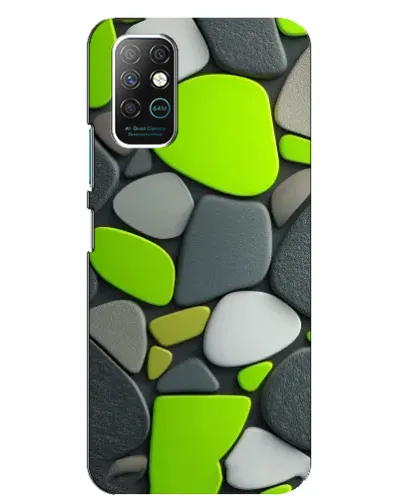 Чохол для Infinix Note 8 з картинкою «Яскрава неонова галька»